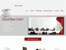 Tablet Screenshot of byecold.com